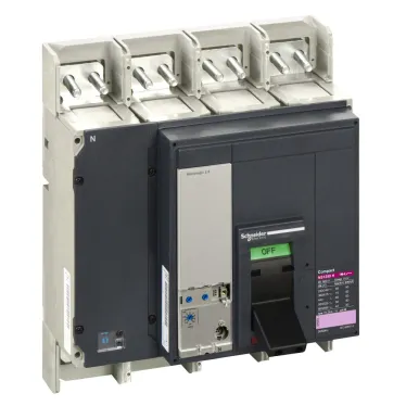 Выключатель NS1250 H 4p + MicroLogic 2.0 в сборе