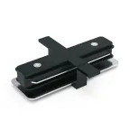 Коннектор для встраиваемого шинопровода осветительного прямой (I) черный | TR131 | Gauss