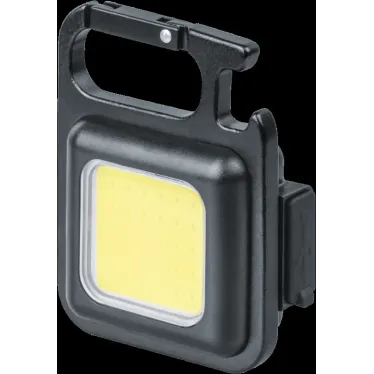 Фонарь-брелок светодиодный NPT-KC09-ACCU алюминиевый 1COB 5Вт li-pol 0,4Ач