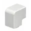 Крышка плоского угла кабельного канала WDK 40x40 мм (ПВХ, белый)