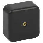 Распаячная коробка BS-B-50-50-20 для кабель-канала черная 50х50х20мм IP40