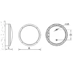 Светильник светодиодный STAR LED 18W 830 BL