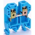 Зажим наборный 70А 10 мм.кв ЗН-101 синий