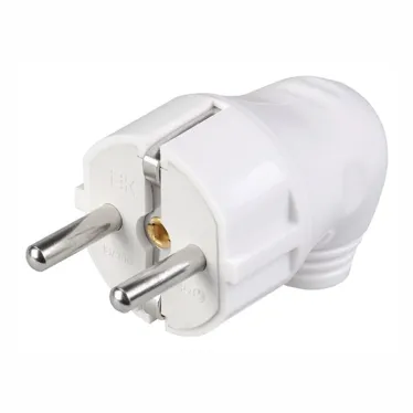 Евровилка угловая белая 16А