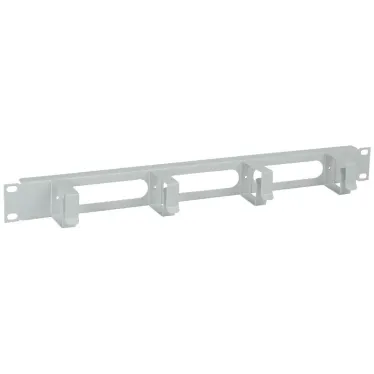 Органайзер кабельный 19 дюйм 1U 4 кольца серый