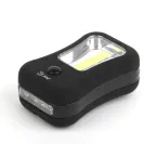 Фонарик светильник подвесной на батарейках 3хААА, ударопрочный корпус с покрытием soft touch, с крючком в палатку, магнитный, 2 режима RB-601