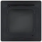 Рамка с защитной крышкой IP 44 INSPIRIA антрацит