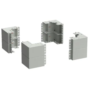 Уголок цоколя h-200мм серый (8шт/компл) LINEA S