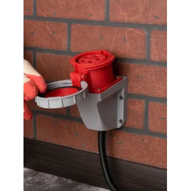 Розетка стационарная наружная 1252 3Р+РЕ+N 32А 380В IP67 PROxima