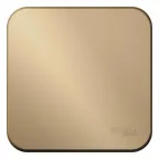 BLANCA одноклавишный выключатель наружный (cх.1) с изолирующей пластиной, 10A, 250B, титан