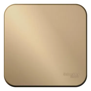 BLANCA одноклавишный выключатель наружный (cх.1) с изолирующей пластиной, 10A, 250B, титан