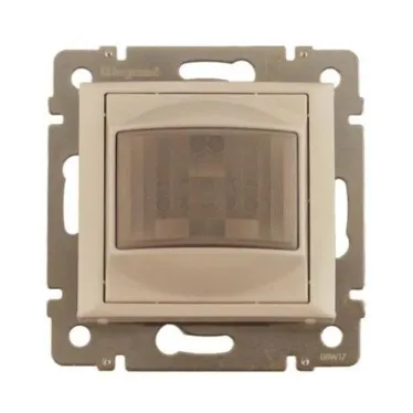 VALENA Датчик движения ИК трехпроводный с N, 1000Вт. Слоновая кость