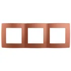 Рамка на 3 поста, Эра12, медь, 12-5003-14