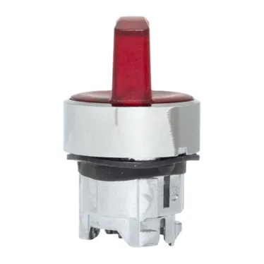 Механизм переключателя исполнительный ХB4 красный на 2 положения с фиксацией с подсветкой с короткой ручкой PROxima