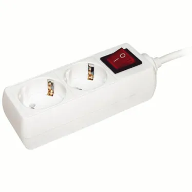 Удлинитель бытовой 2х5м с заземлением 16А УО2