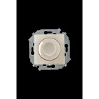 Регулятор напряжения поворотно-нажимной, 500Вт, 230В, винтовой зажим, шампань