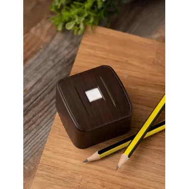 Розетка RJ-45 1-местная ОП Минск 1А 120В темное дерево