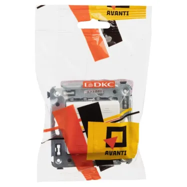 Avanti Переключатель двухклавишный в стену, ''Белое облако''