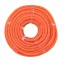 Труба ПНД гибкая гофр. д.16мм, тяжёлая с протяжкой, 100м, цвет оранжевый