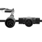 Гирлянда "Светодиодный Дождь" 2х6м, эффект водопада, черный провод, 230 В, диоды БЕЛЫЕ, 1500 LED | 235-265 | NEON-NIGHT