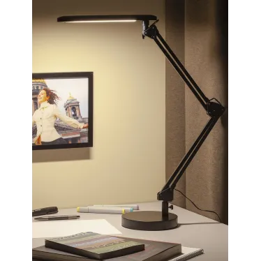 Светильник настольный на основании/струбцина светодиодный NLED-440 7Вт 3000К черный | Б0008000 | ЭРА