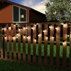 Гирлянда "Белт Лайт" серия Holiday для сменных ламп Е27, 10 ламп, 8 м, IP65, черный, 1/8 | HL070 | Gauss