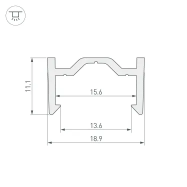 Трек MAG-ORIENT-TRACK-2652-1000 (WH) (Arlight, IP20 Металл, 3 года) | 035799 | Arlight