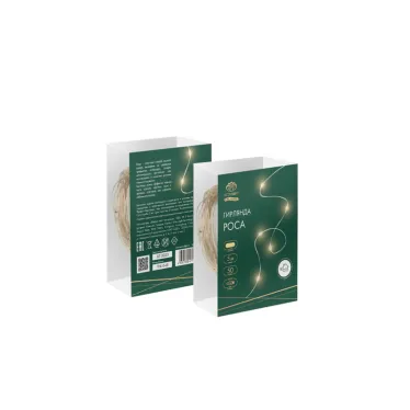 Гирлянда Роса 5 м, 50 LED, USB, теплое белое свечение | 315-966 | NEON-NIGHT