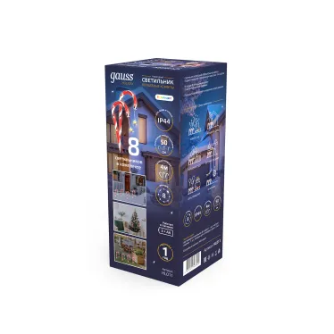 Светильник новогодний Holiday " Волшебные конфеты", IP44 мультицвет LED 1/8 | HL011 | Gauss