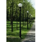 Светодиодный светильник парковый Omni-R торшерный 40 Вт 4000 K RAL9005 черный муар | V1-S0-90521-40000-6504040 | VARTON