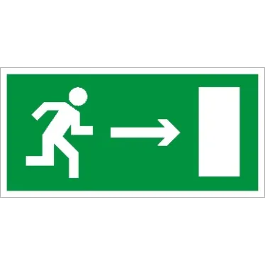 Пиктограмма ПЭУ 092 Указатель двери правосторонний (280х162) РС-I | 2502001420 | Световые Технологии