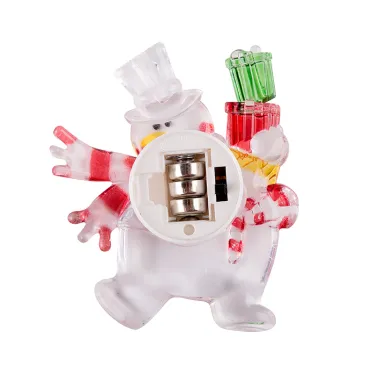 Фигура световая "Снеговик с подарком" RGB на присоске | 501-022 | NEON-NIGHT