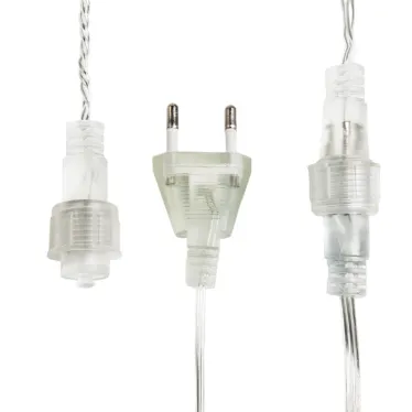 Гирлянда Мишура LED 6 м прозрачный ПВХ, 576 диодов, цвет белый | 303-615 | NEON-NIGHT