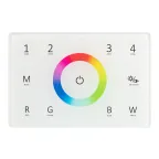 Панель Sens SMART-P85-RGBW White (230V, 4 зоны, 2.4G) (Arlight, IP20 Пластик, 5 лет) | 028404 | Arlight