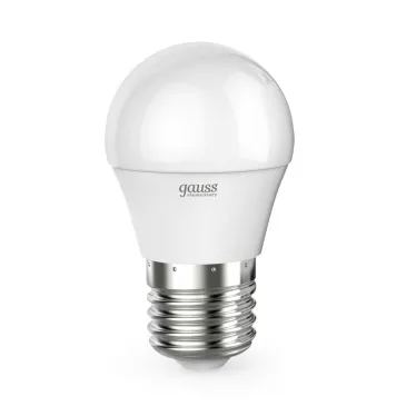 Лампа светодиодная Elementary Шар 10W 750lm 6500K Е27 LED 1/10/100 | 53230 | Gauss