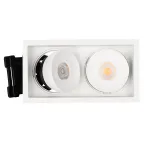Светильник CL-SIMPLE-S148x80-2x9W Day4000 (WH, 45 deg) | 028150 | Arlight