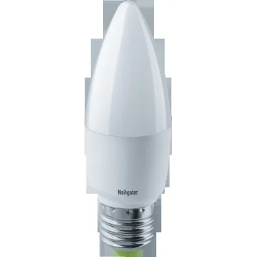 Лампа светодиодная LED 8,5Вт Е27 230В 6500К NLL-C37-8.5-230-6.5K-E27-FR свеча матовая | 61329 | Navigator