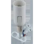 Патрон электрический NLH-P-F-WH-E14-TB пластиковый белый с КЗВ | 61352 | Navigator