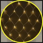 Гирлянда световая  NGF-N01-156WW-12-1.5x1.5m-230-TR-IP20 | 61846 | Navigator