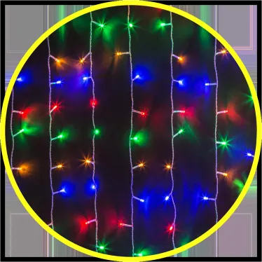 Гирлянда световая  NGF-C01-288RGBY-8-1.5x1.5m-230-C8-TR-IP20 | 61860 | Navigator