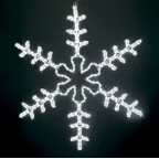 Фигура световая "Большая Снежинка" цвет белый, размер 95*95 см  | 501-333 | NEON-NIGHT