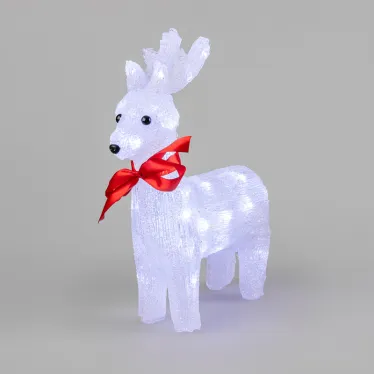Акриловая светодиодная фигура "Оленёнок" 30х10х28 см, 4,5 В, 3 батарейки AA (не входят в комплект), 24 светодиодов, | 513-321 | NEON-NIGHT