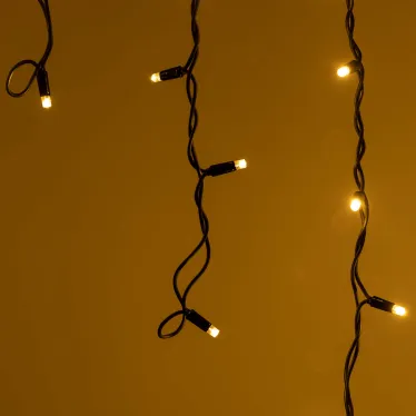 Светодиодная гирлянда ARD-EDGE-PRO-4000x600-BLACK-128LED-FLASH Warm/Warm (230V, 8W) (Ardecoled, IP65) | 031194 | Arlight