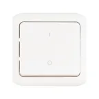 Quteo Белый Выключатель двухполюсный IP44 | 782309 | Legrand