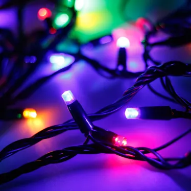 Светодиодная гирлянда ARD-STRING-CLASSIC-10000-BLACK-100LED-LIVE RGB (230V, 7W) | 025808 | Arlight