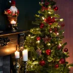 Гирлянда "Твинкл Лайт" 10 м, темно-зеленый ПВХ, 80 LED, цвет ТЕПЛЫЙ БЕЛЫЙ | 303-046 | NEON-NIGHT