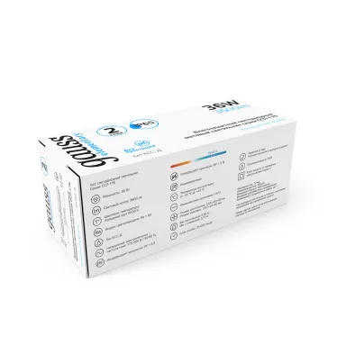 Светильник светодиодный промышленный линейный ССП-176 Elementary IP65 1200*76*66 36W 2880lm 6500K мат 1/12 | 864225336 | Gauss