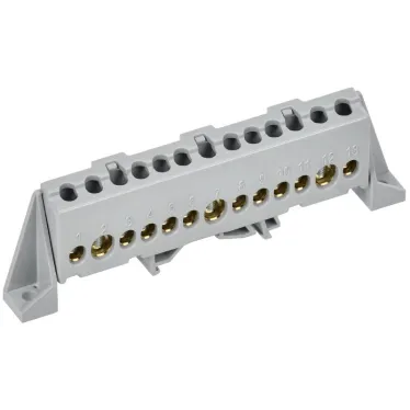 TEKFOR Шина L фаза в комбинированном DIN-изоляторе Стойка 8х12-13-Ср IEK