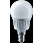 Лампа светодиодная LED 7вт E14 белый шар