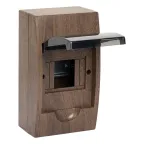 Щит распределительный навесной ЩРН-П- 4 темное дерево IP41 PROxima